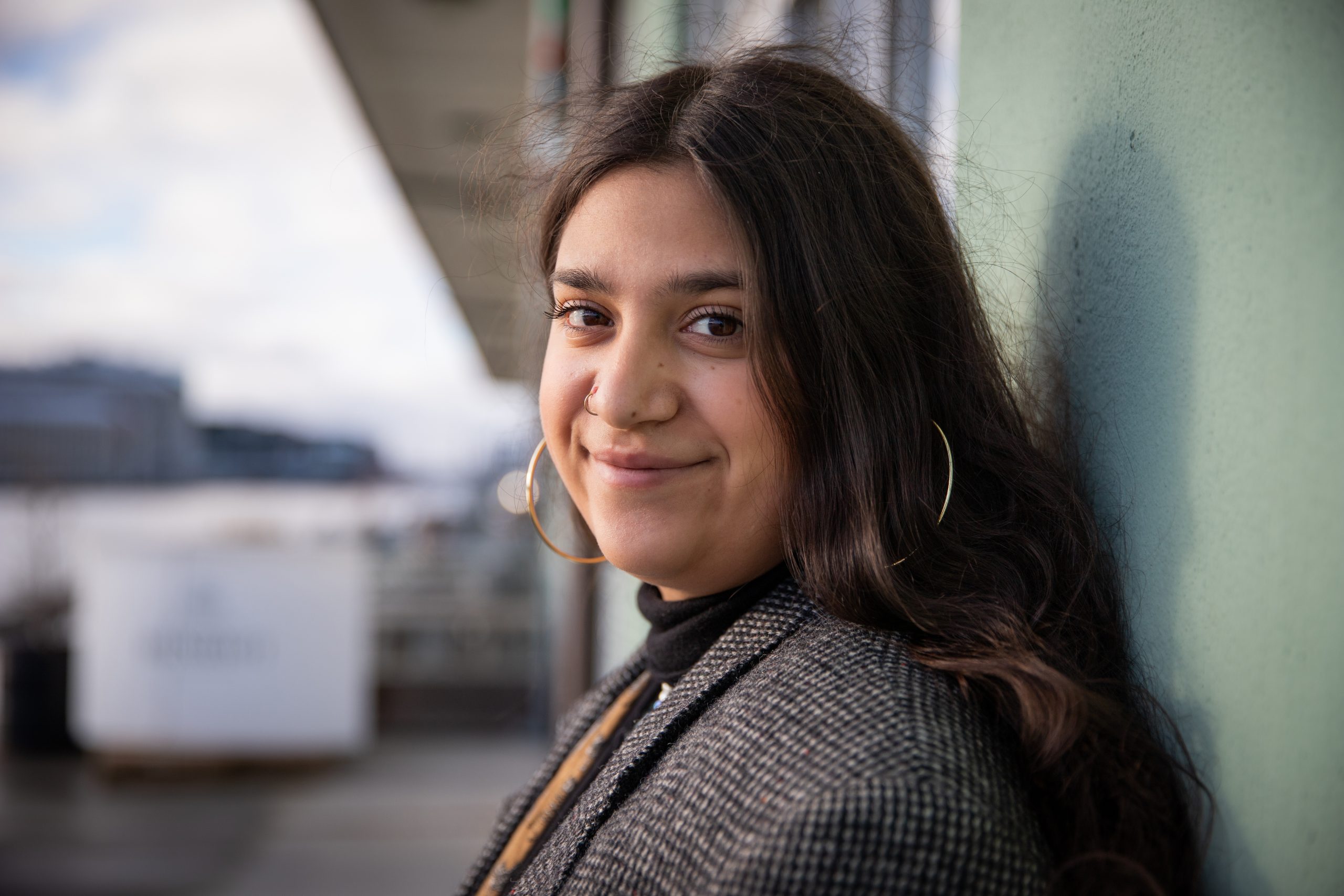 Portrait,Of,A,Smiling,Young,Girl.,Happy,And,Calm,Teenage